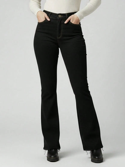JEANS BOTA CAMPANA NEGRO